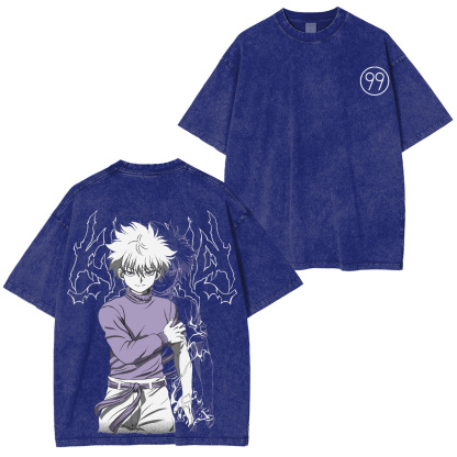 Killua Zoldyck Hunter x Hunter Unisex Washed T-Shirt