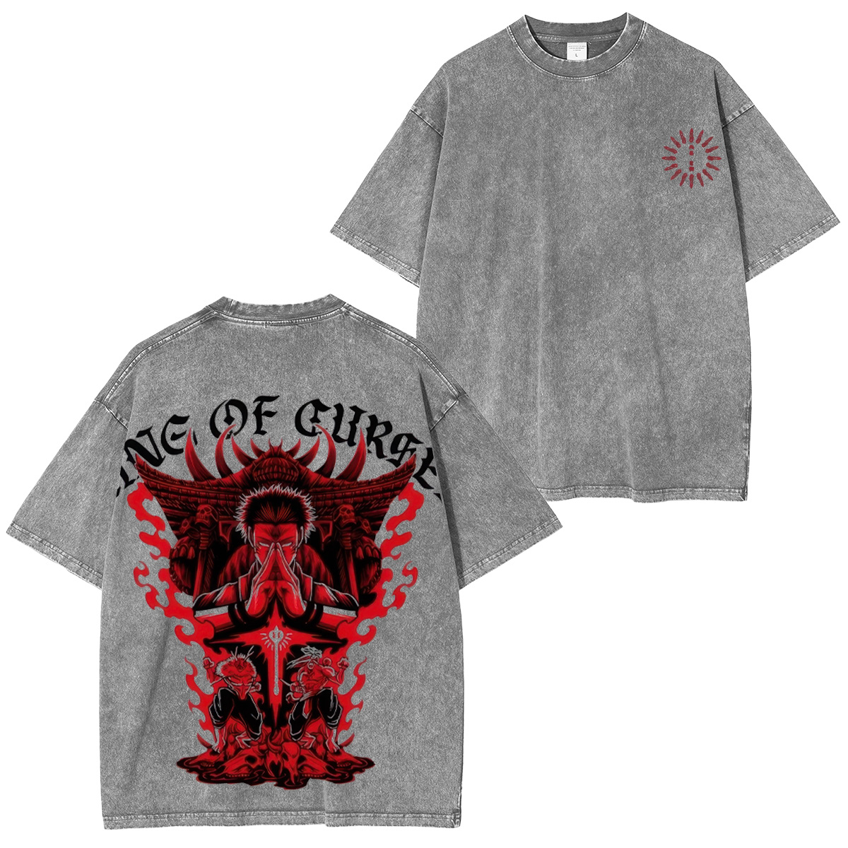 Jujutsu Kaisen The King of Curses Unisex Washed T-Shirt