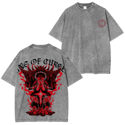 Jujutsu Kaisen The King of Curses Unisex Washed T-Shirt