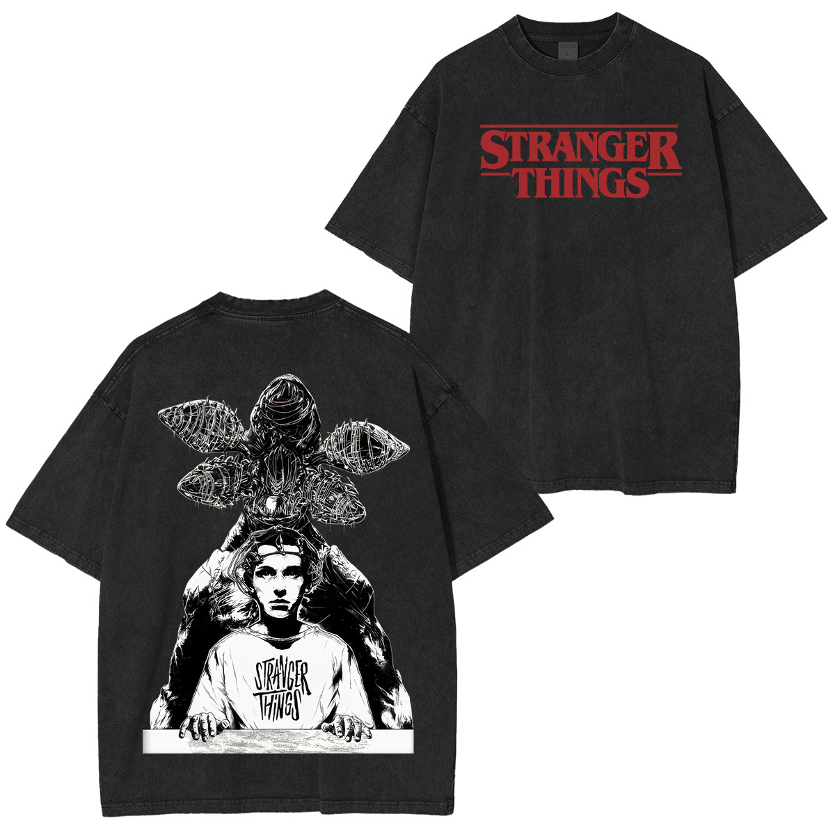 Stranger Things Unisex Washed T-Shirt