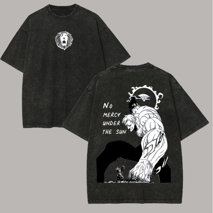 Seven deadly sins Escanor Printed Unisex Washed T-Shirt