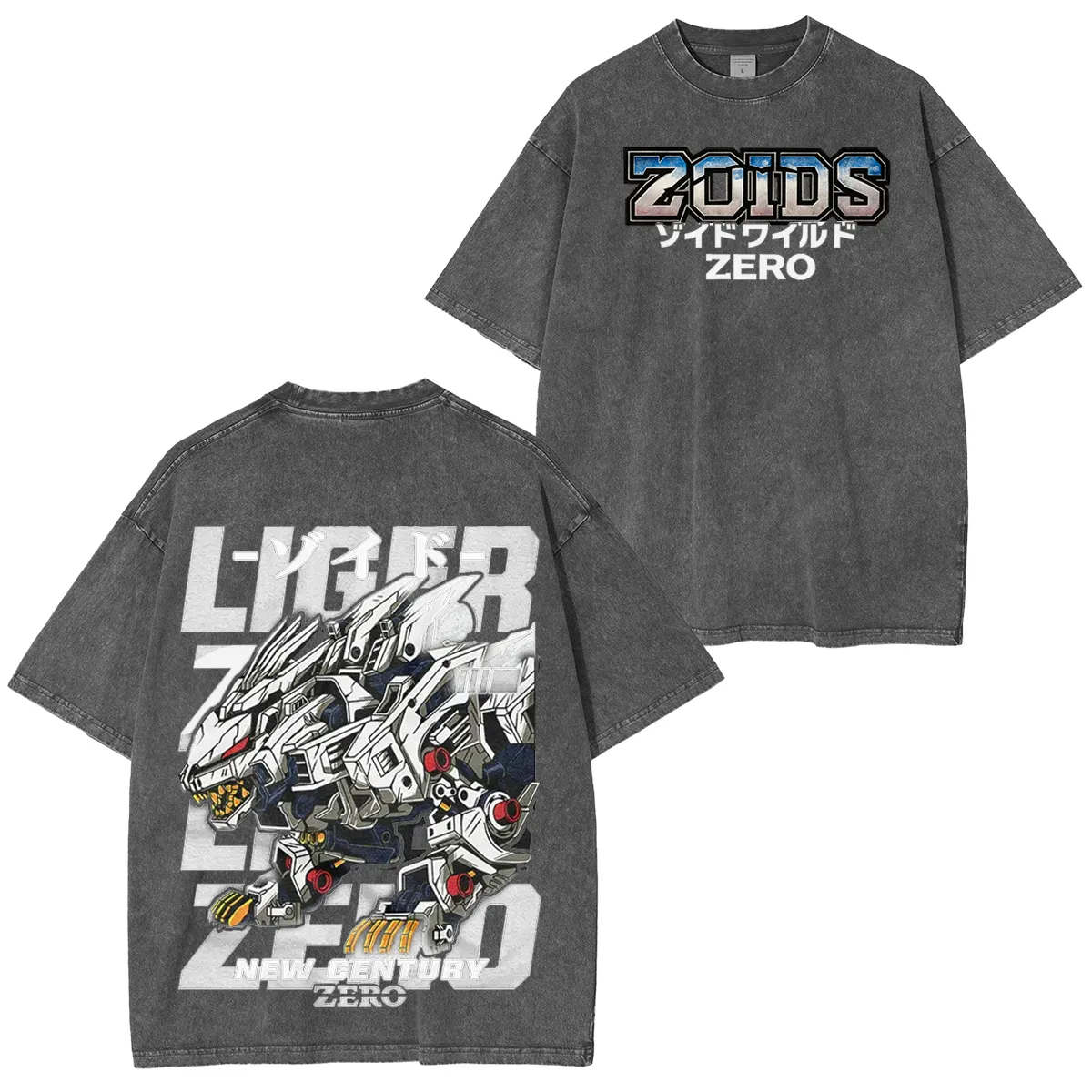 Liger Zero Zoids New Century : Zero Unisex Washed T-Shirt