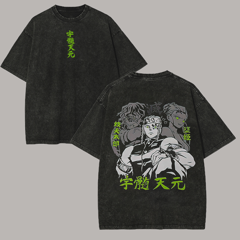 Uzui Tengen Demon Slayer Printed Unisex Washed T-Shirt