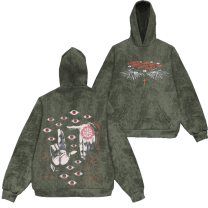 Alucard The Wings Hellsing Unisex Washed Hoodie