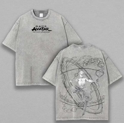 Avatar The Last Airbender Unisex Washed T-Shirt