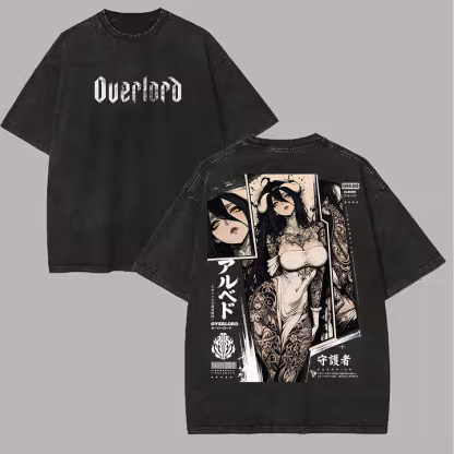 Overlord Albedo Printed Unisex Washed T-Shirt