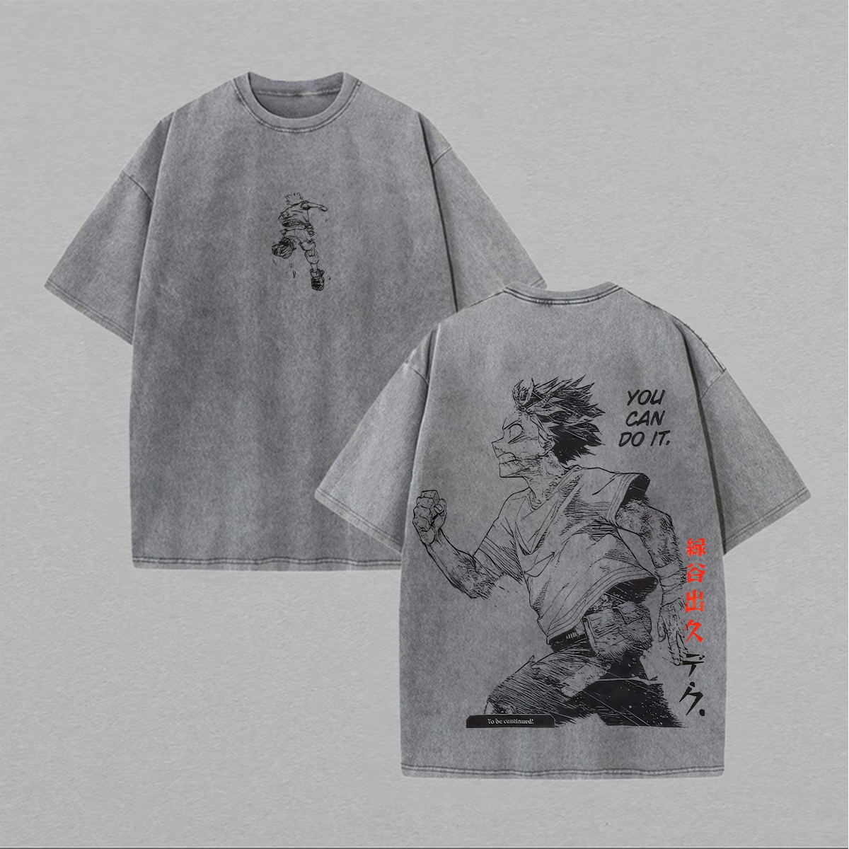 My Hero Academia Izuku Midoriya Unisex  Washed T-Shirt