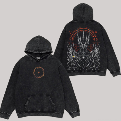 The Lord of The Rings Sauron Unisex Washed hoodie