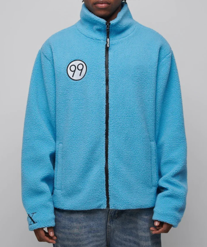 Hunter x Hunter Killua Zoldyck Print Wool Zipper Fleece Jacket