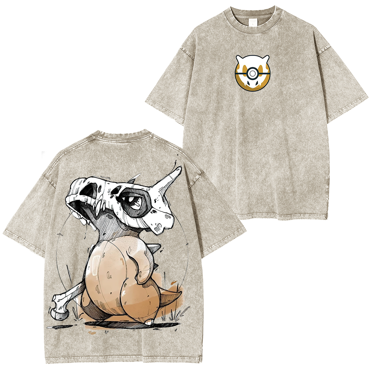 Pokémon Cubone Unisex Washed T-Shirt