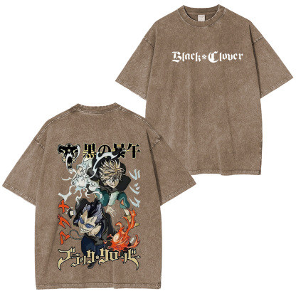 Black Clover Unisex Washed T-Shirt