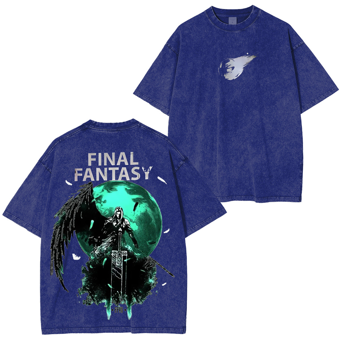 Final Fantasy Game Unisex Washed T-Shirt