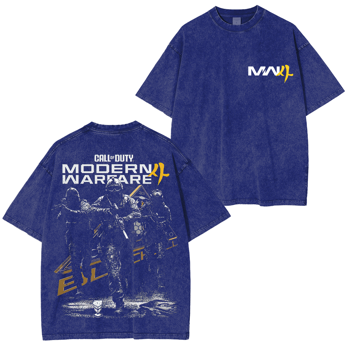 Call of Duty: Modern Warfare Printed Unisex Washed T-Shirt