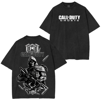 Call of Duty Ghosts Printed Unisex Oversized T-Shirt