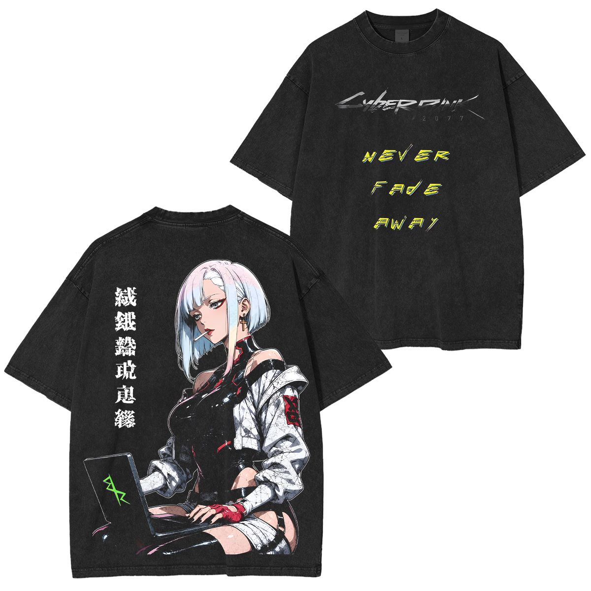 Cyberpunk Printed Unisex Washed T-Shirt