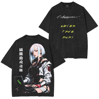 Cyberpunk Printed Unisex Washed T-Shirt