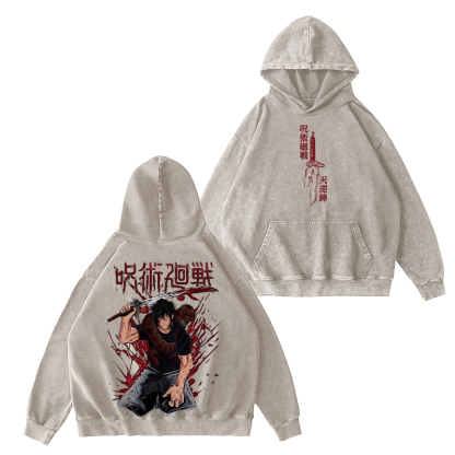 Jujutsu Kaisen Toji Fushiguro Unisex Washed T-Shirt