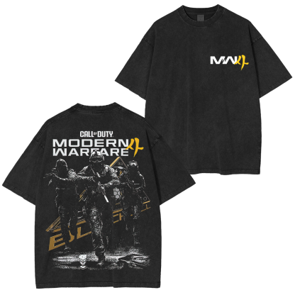 Call of Duty: Modern Warfare Printed Unisex Washed T-Shirt