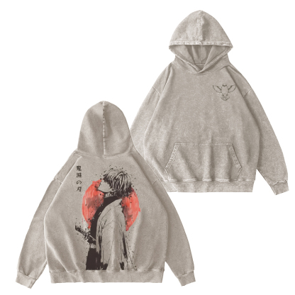 Demon Slayer Printed Unisex Washed T-Shirt