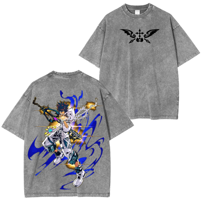 Kingdom Hearts Sora Printed Unisex Washed T-Shirt