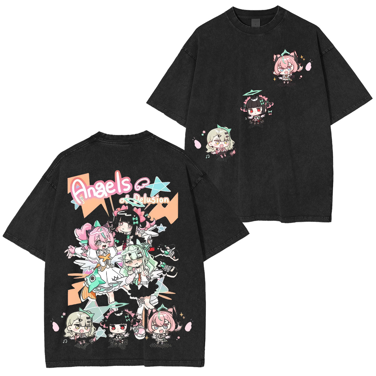 Zenless Zone Zero Angels of Delusion Printed Unisex Washed T-Shirt
