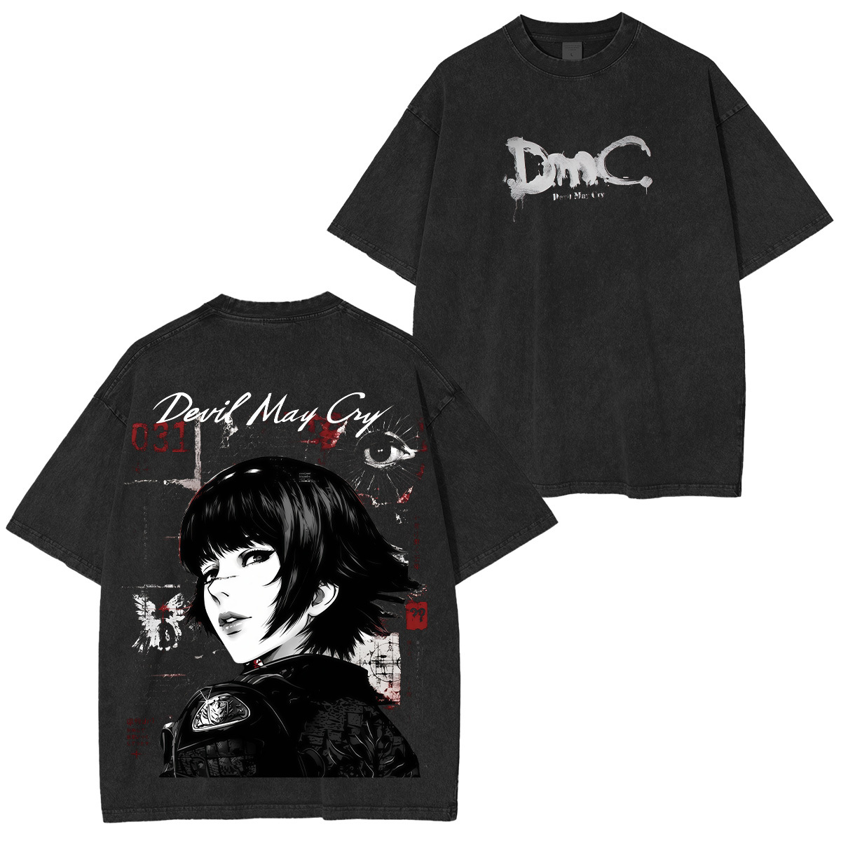 Devil May Cry Printed Unisex Washed T-Shirt