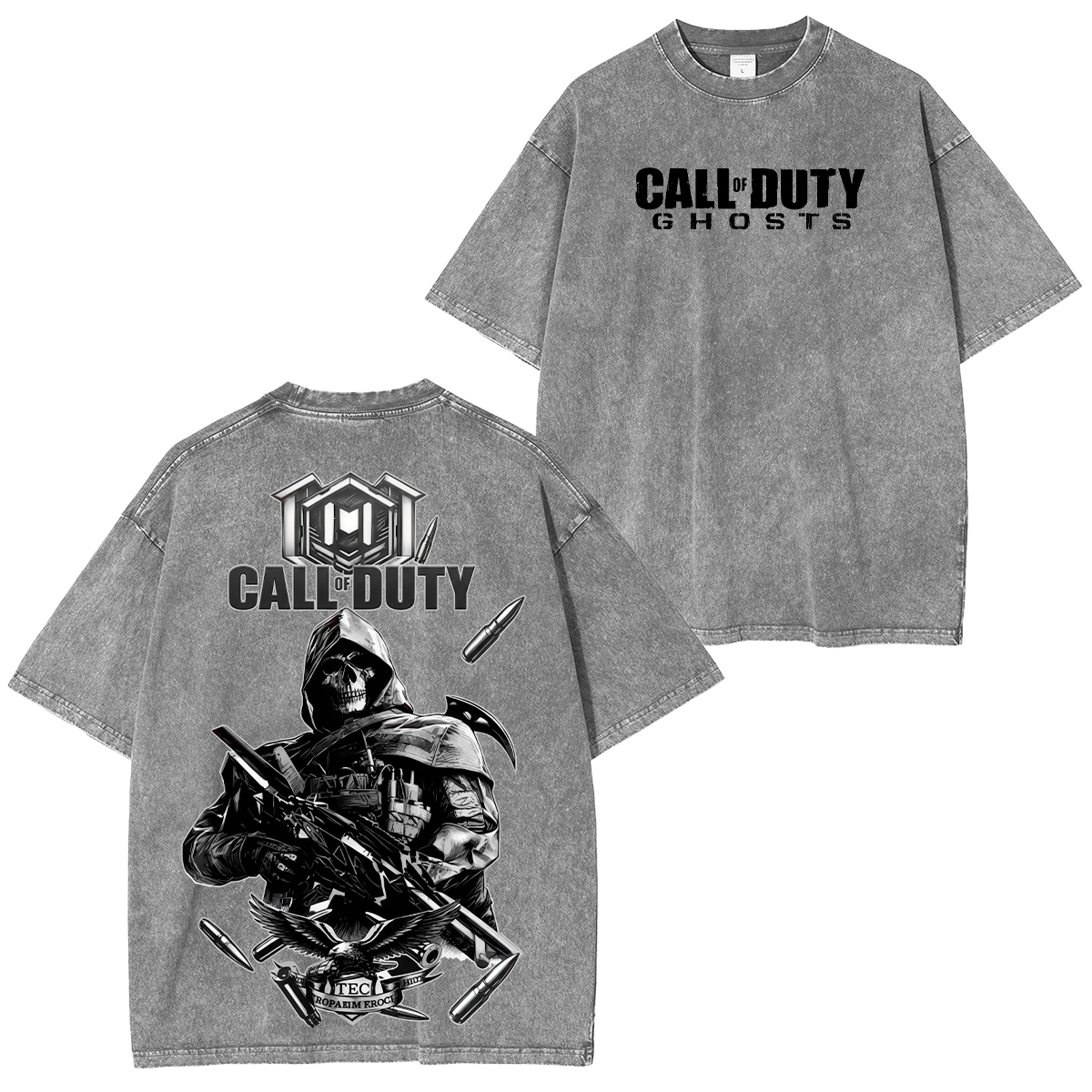 Call of Duty Ghosts Printed Unisex Oversized T-Shirt