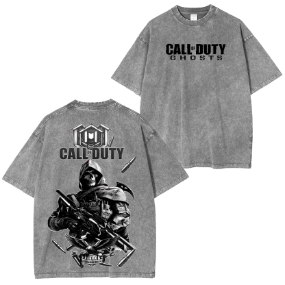 Call of Duty Ghosts Printed Unisex Oversized T-Shirt