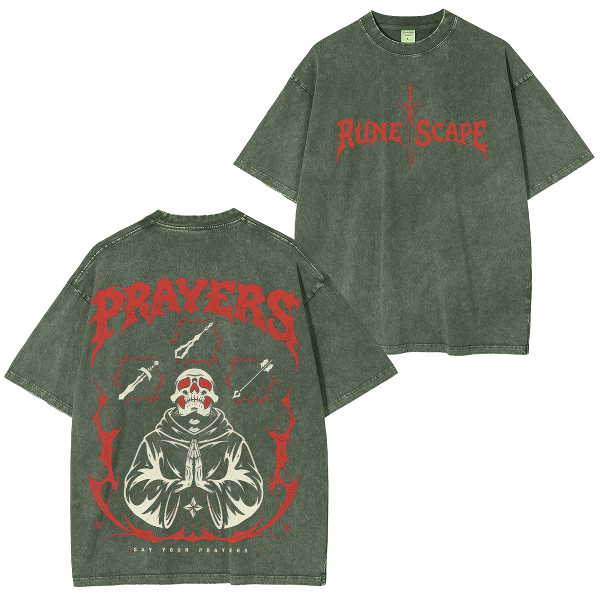 Runescape Legion Go Printed Unisex Oversized T-Shirt