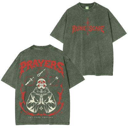 Runescape Legion Go Printed Unisex Oversized T-Shirt