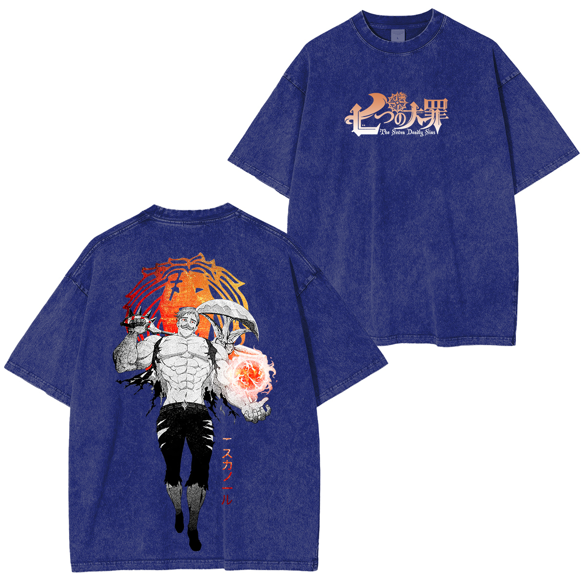 The Seven Deadly Sins Escanor Unisex Washed T-Shirt