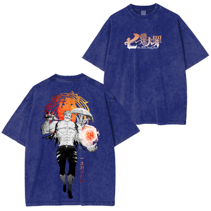 The Seven Deadly Sins Escanor Unisex Washed T-Shirt