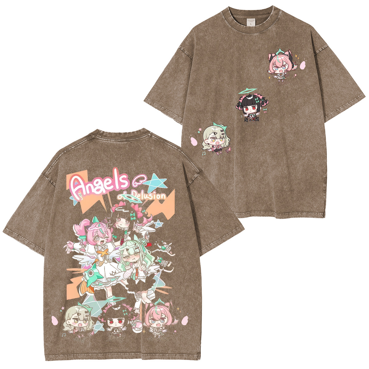 Zenless Zone Zero Angels of Delusion Printed Unisex Washed T-Shirt