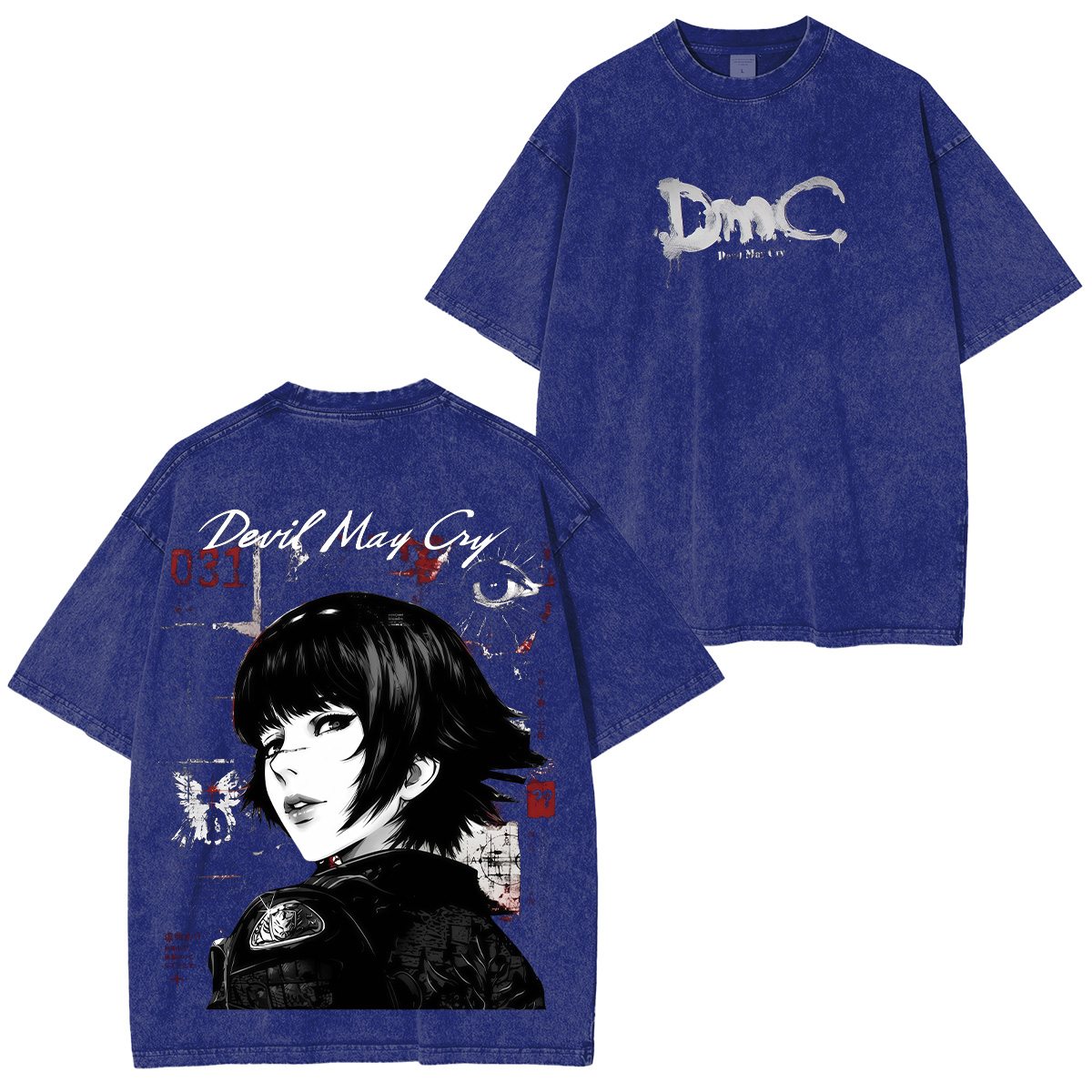 Devil May Cry Printed Unisex Washed T-Shirt