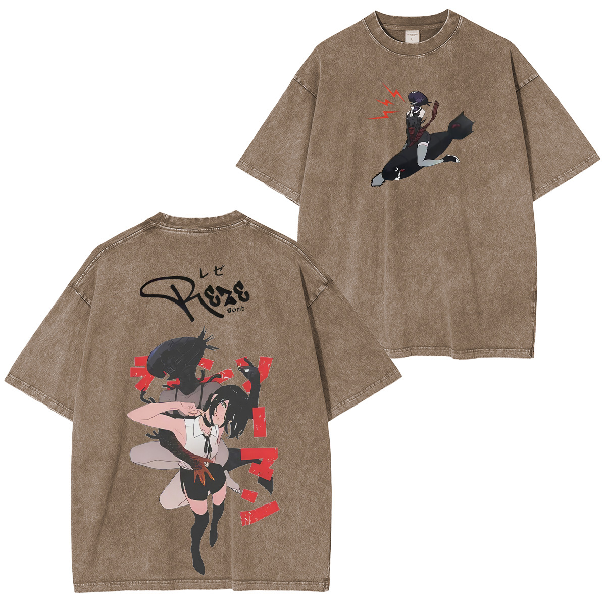 Chainsaw Man Reze Unisex Washed T-Shirt