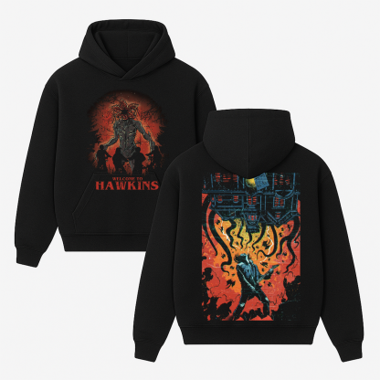 Stranger Things Welcome to Hawkins Unisex Hoodie