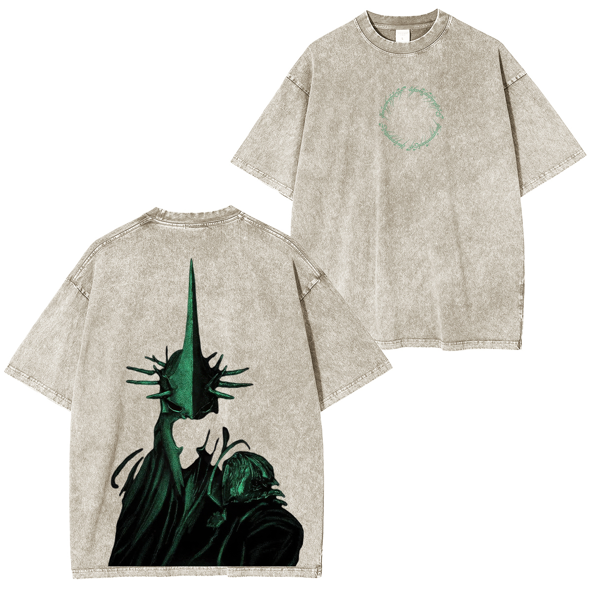 The Lord of the Rings Printed Unisex Washed T-Shirt