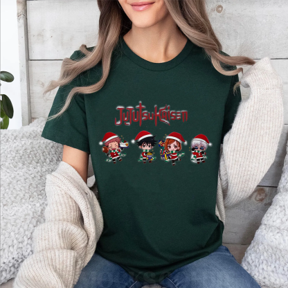 Jujutsu Kaisen Christmas Unisex T-shirt
