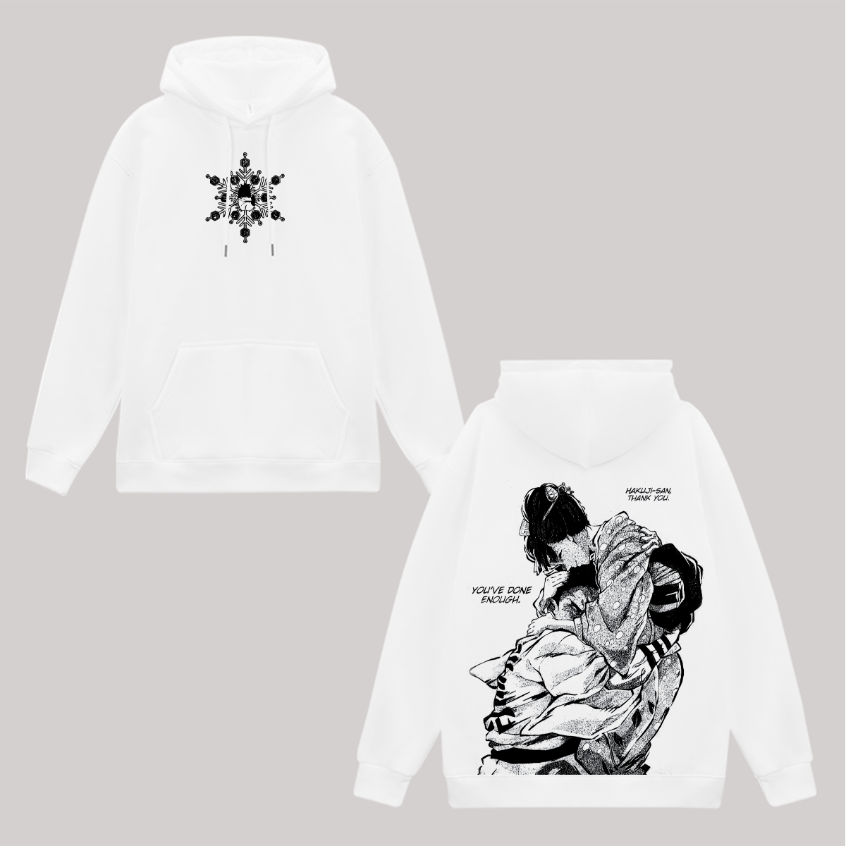 Demon Slayer Akaza And Koyuki Printed Unisex Hoodie