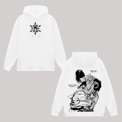 Demon Slayer Akaza And Koyuki Printed Unisex Hoodie