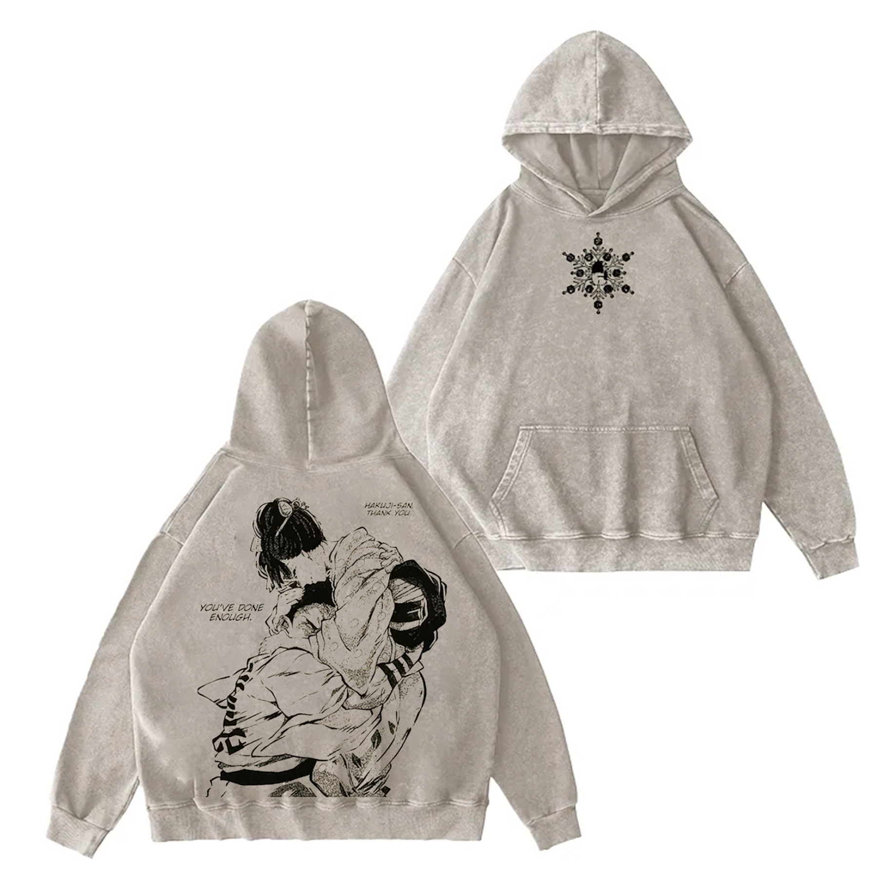 Demon Slayer Akaza Unisex Washed T-Shirt