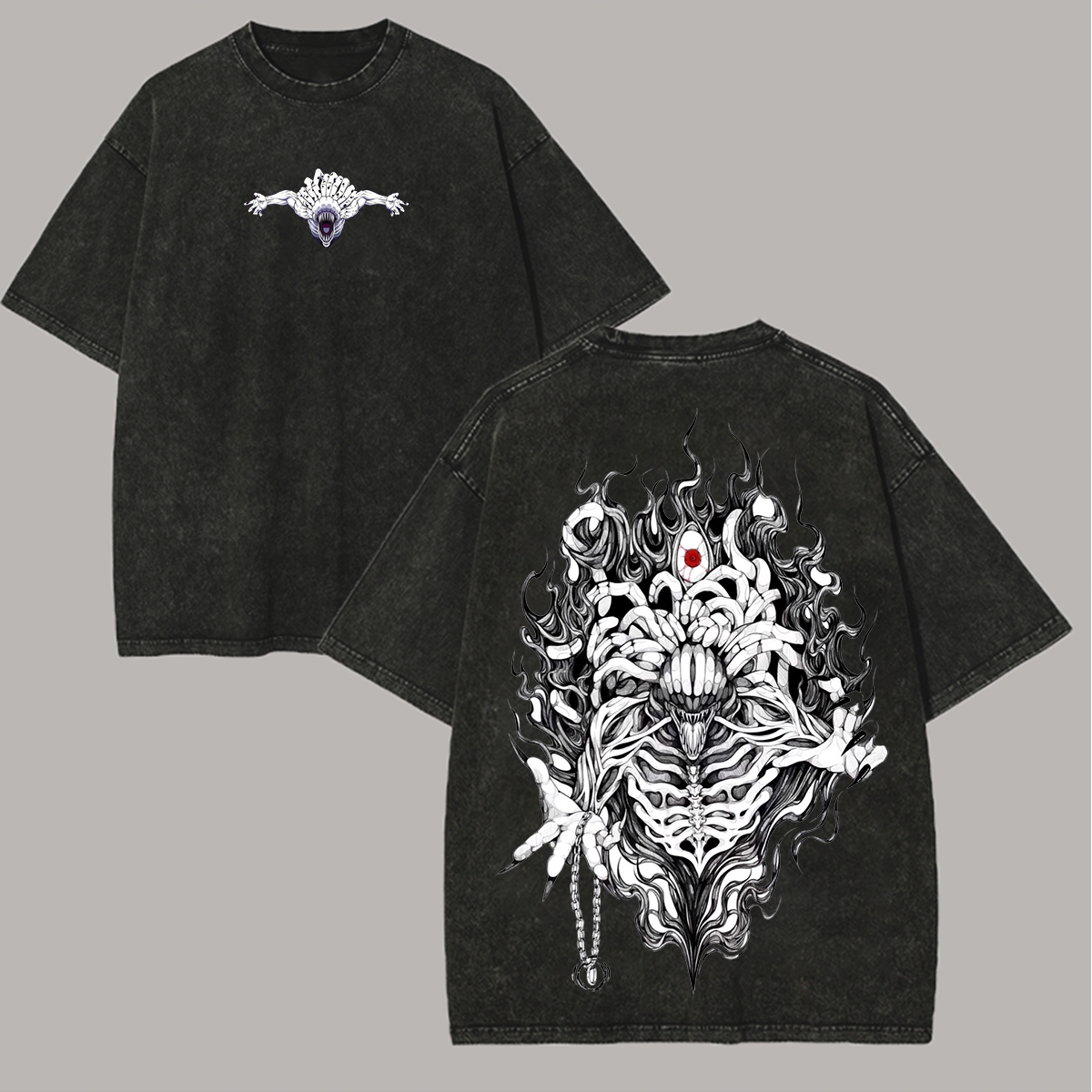 Jujutsu kaisen Printed Unisex Washed T-Shirt