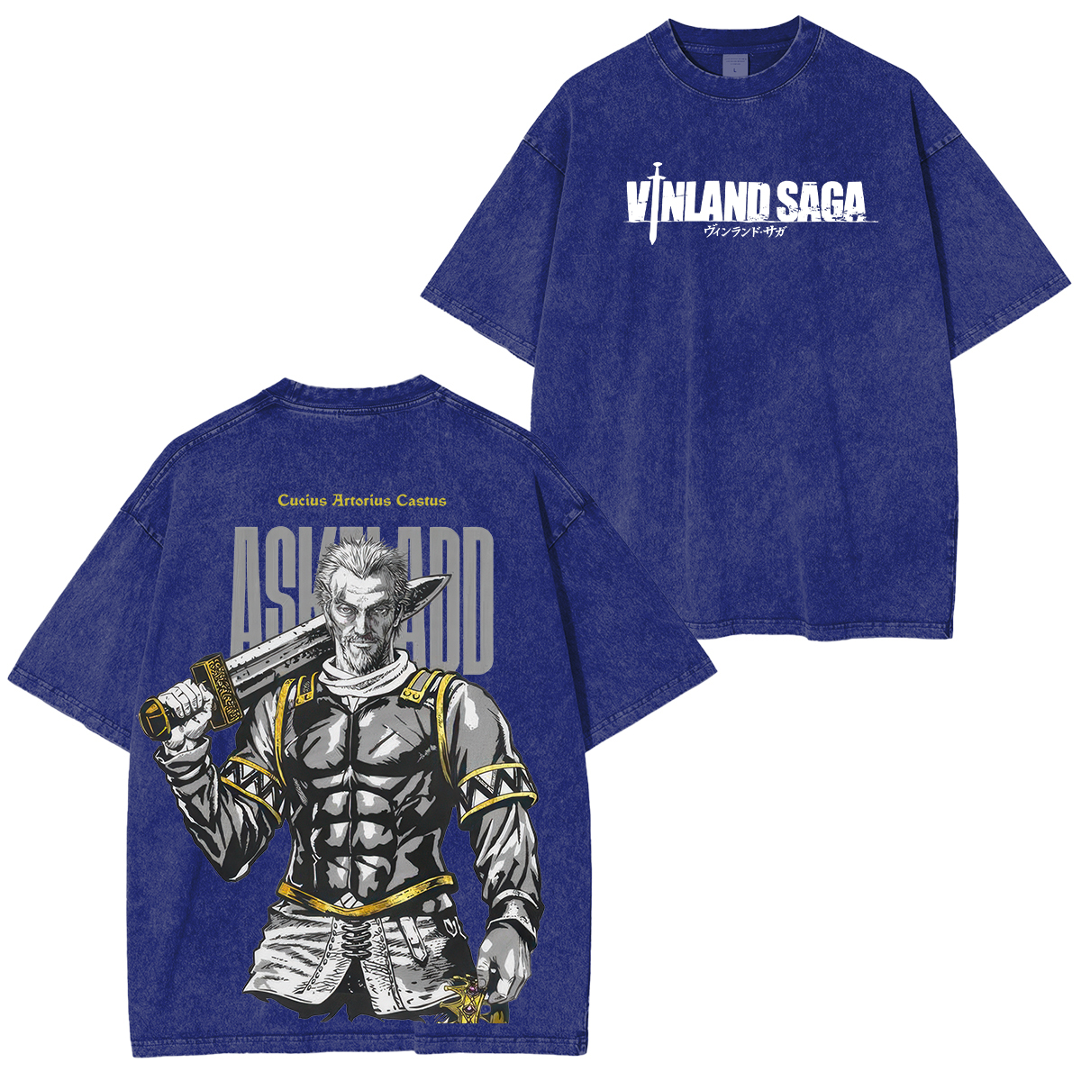 Vinland Saga Printed Unisex Washed T-Shirt