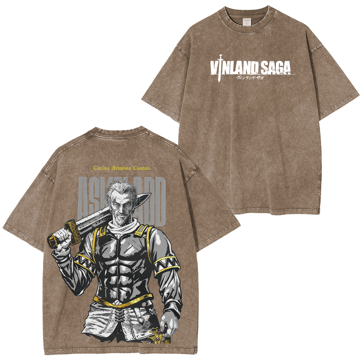 Vinland Saga Printed Unisex Washed T-Shirt