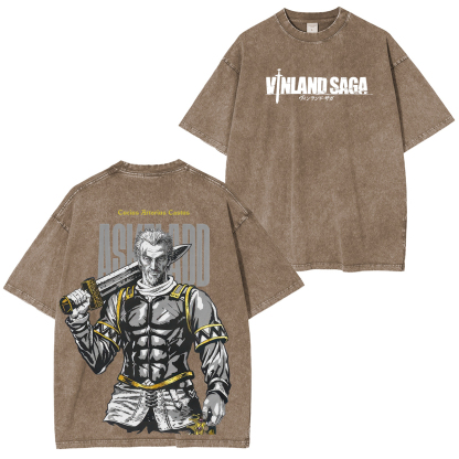 Vinland Saga Printed Unisex Washed T-Shirt