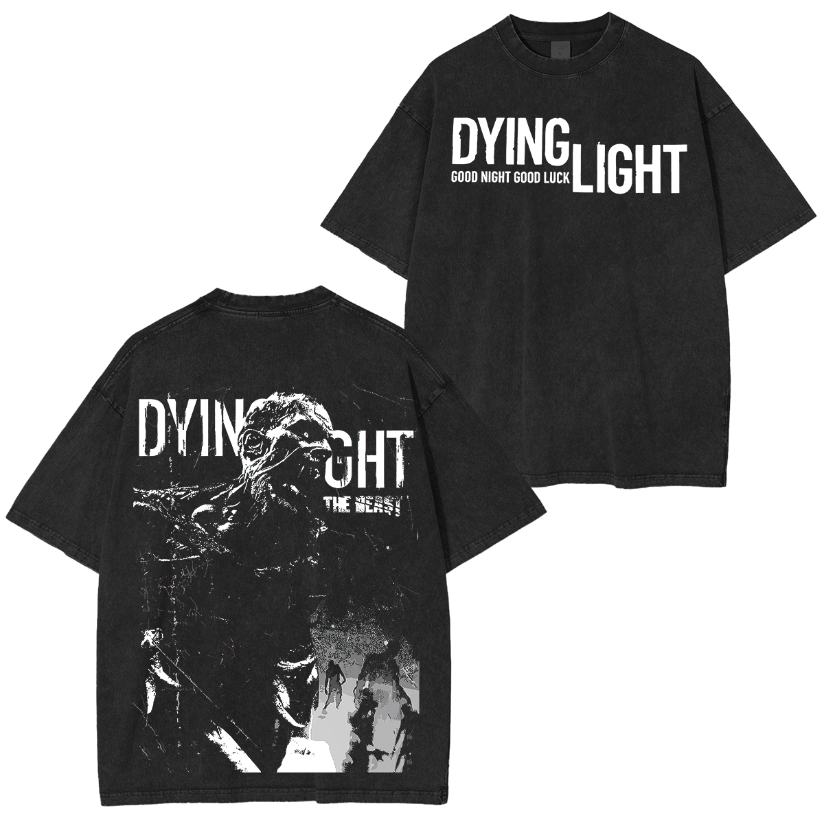 Dying Light: The Beast Printed Unisex Washed T-Shirt