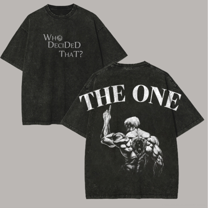 Seven deadly sins Escanor Printed Unisex Washed T-Shirt