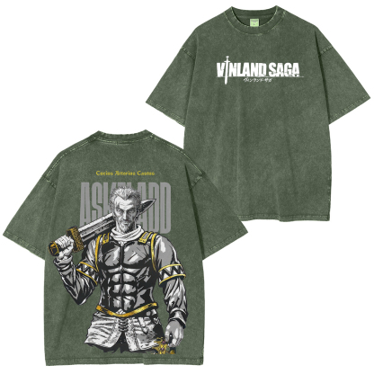 Vinland Saga Printed Unisex Washed T-Shirt