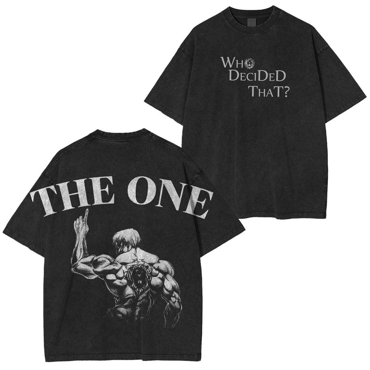 Seven deadly sins Escanor Printed Unisex Washed T-Shirt