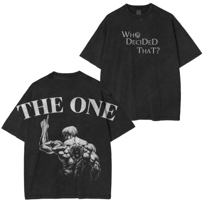 Seven deadly sins Escanor Printed Unisex Washed T-Shirt